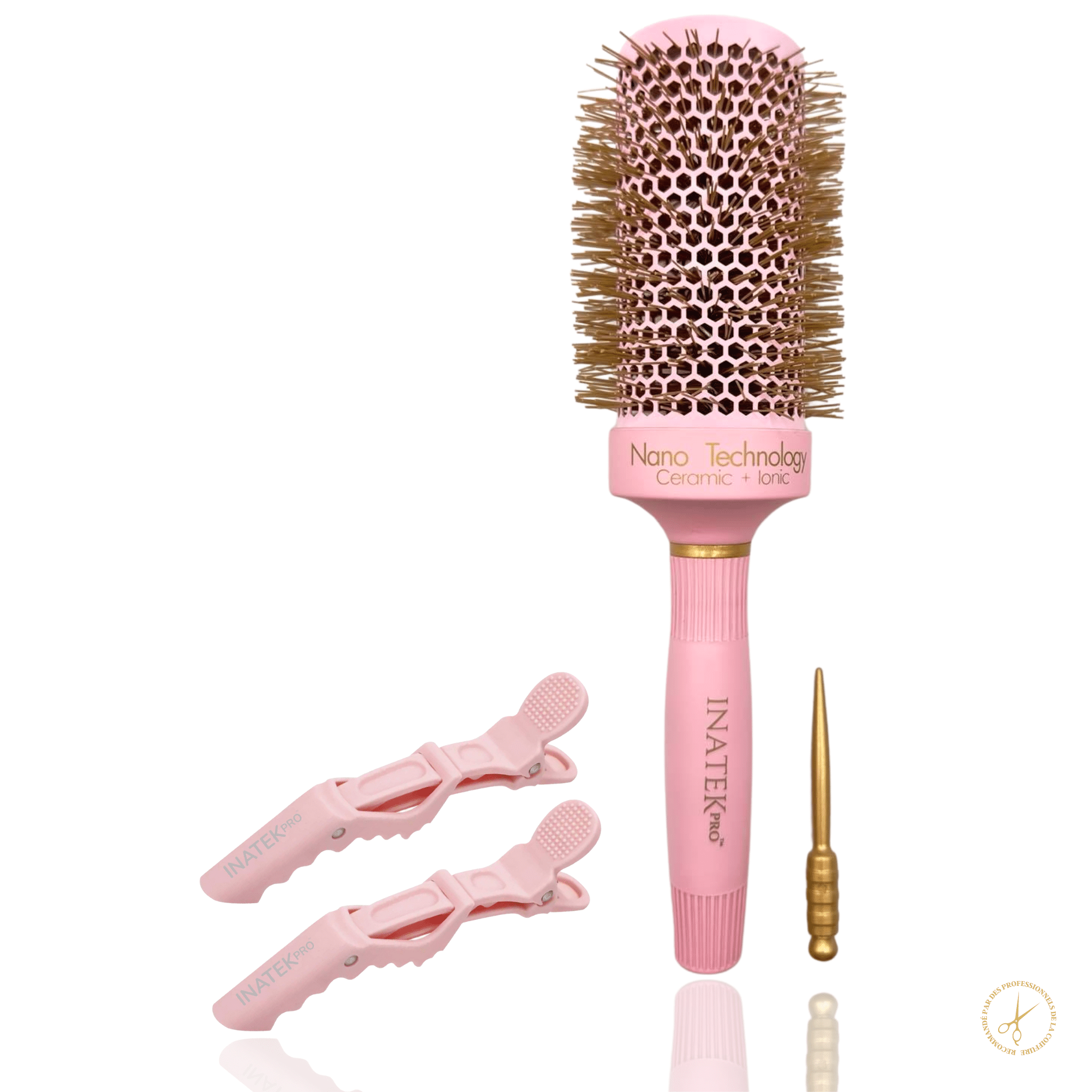 Ensemble 3 En 1 Brosse & Peigne Bébé Doux – Massage Cuir Chevelu, Bain & Coiffage Délicat – Poils Souples & Sans Irritation