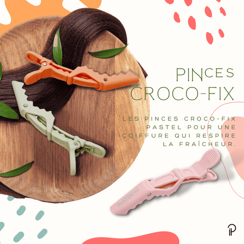 Soyez tendance : 6 pinces à cheveux Croco-Fix