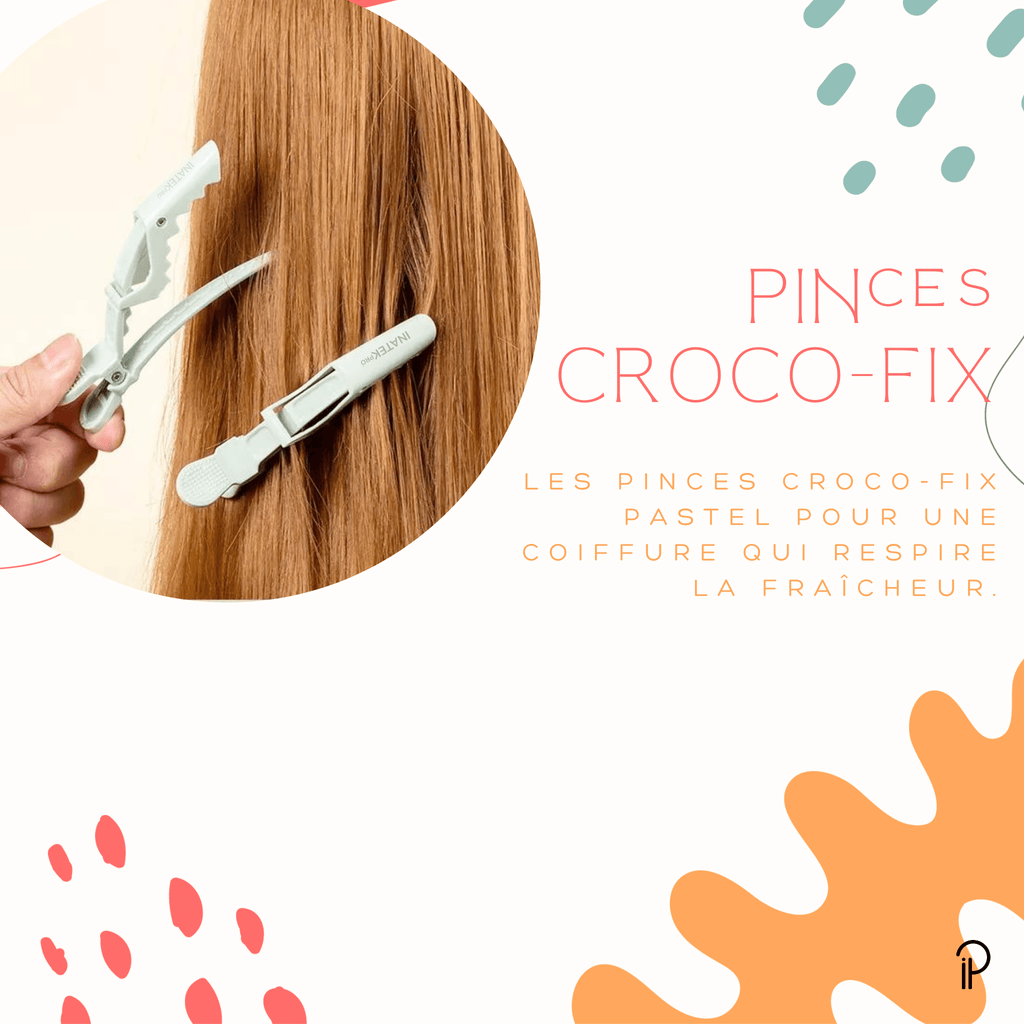 Soyez tendance : 6 pinces à cheveux Croco-Fix