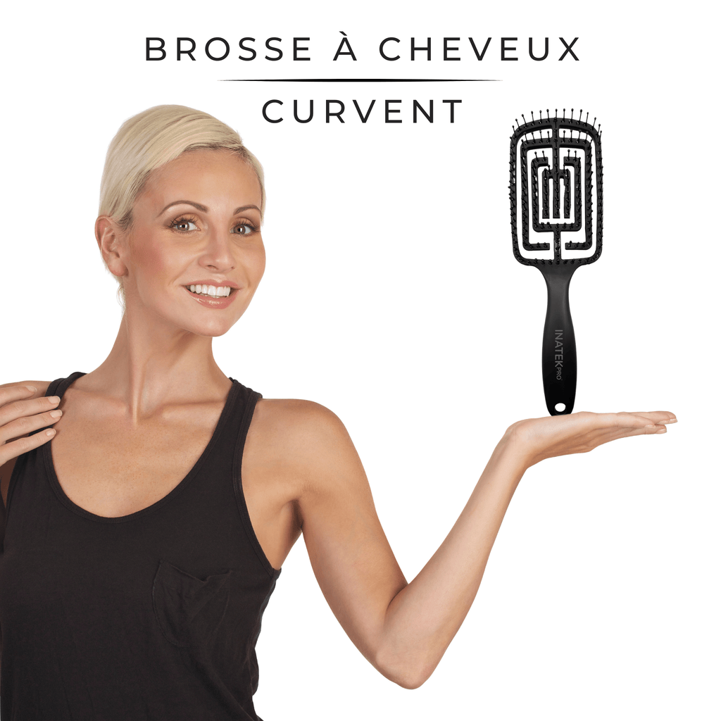 Duo All-In-One : Brosse Démêlante Curvent & Pinces Croco-Fix